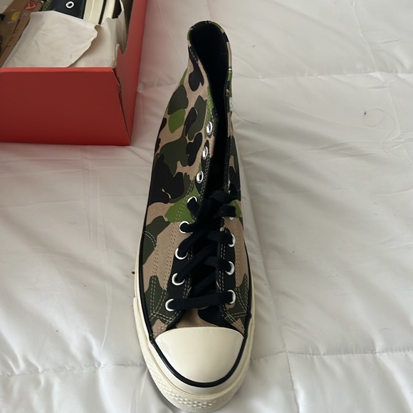 Mens rare high top new camo chuck taylors size 10 1/2 - Picture 3 of 3
